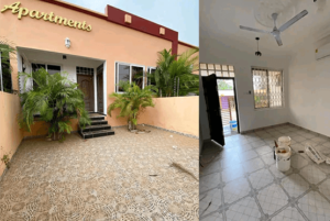 Chamber and Hall Self-contained Apartment For Rent at Oyarifa