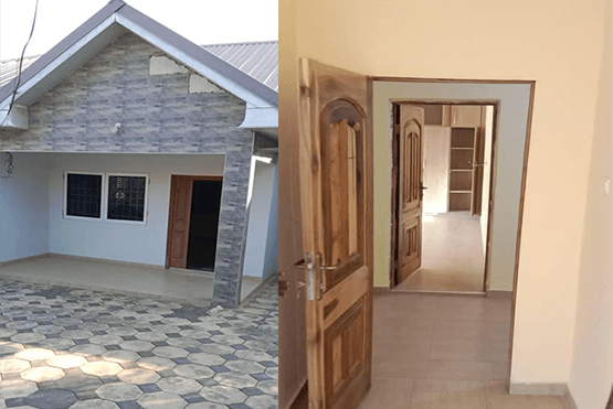3 Bedroom Self-compound House For Rent at Pokuase