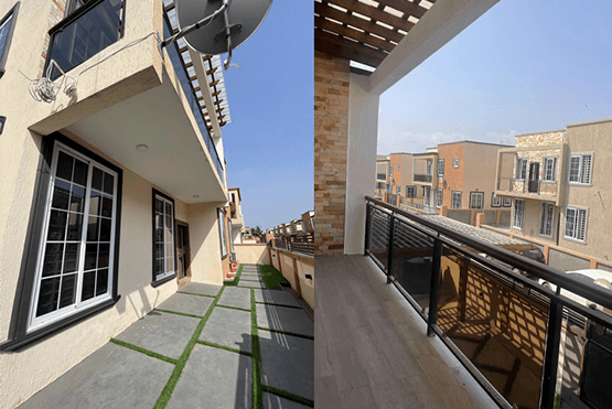 3 Bedroom Townhouse For Rent at Spintex
