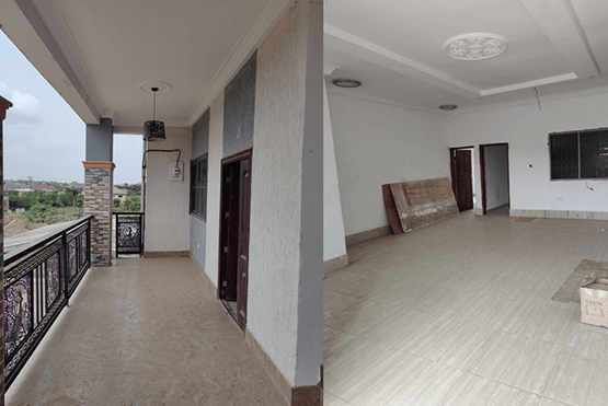 Newly Built 3 Bedroom Apartment For Rent at Pokuase