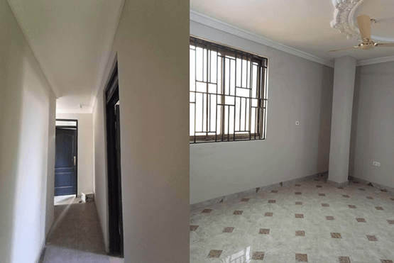 Newly Built Chamber and Hall Apartment For Rent at Madina