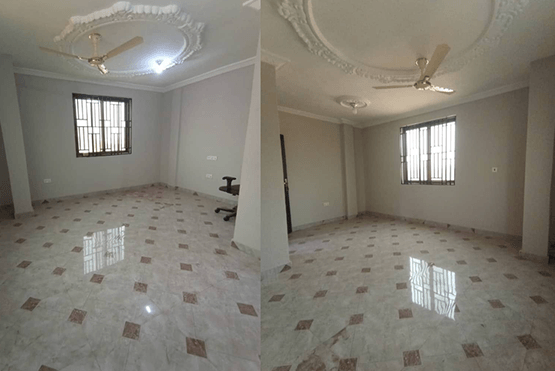 Newly Built Chamber and Hall Apartment For Rent at Madina
