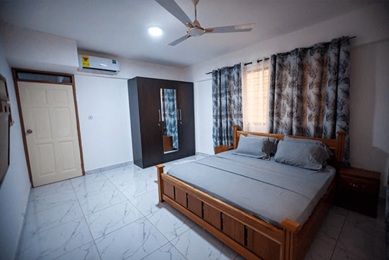 Fully Furnished 1 Bedroom Apartment For Rent at Borteyman SNIIT Flats